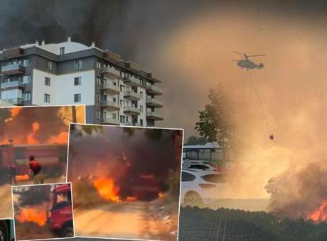 SON DAKİKA ÇANAKKALE YANGIN HABERLERİ: Alevler hastaneye yaklaştı! İşte son durum