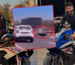 SON DAKİKA: Fenomen motosikletçi Deniz Servan Narin’in kaza görüntüsü ortaya çıktı: TIR’a arkadan çarptı!