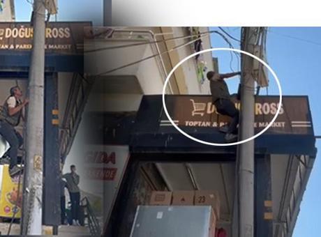 Tamir için çıktığı elektrik direğinde akıma kapılarak yere düştü! Hastanede can verdi