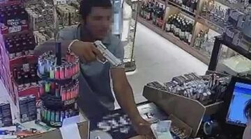 Tekirdağ’da akılalmaz anlar! Kurusıkı tabancayla büfe soygunu