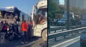TEM Otoyolu’nda kaza, trafik durdu! Ölü ve yaralılar var