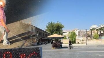 Termometre 49 dereceyi gösterdi! Kentte adeta hayat durdu, sokaklar boşaldı
