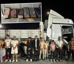 TIR’dan çıkanlara polis bile şaşırdı! Kıskıvrak yakalandılar