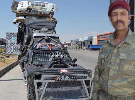 Tofaş’ı tanka çevirdi, trafiğe çıktı! Sonu karakolda bitti: Bordo bereli sürücüye büyük şok