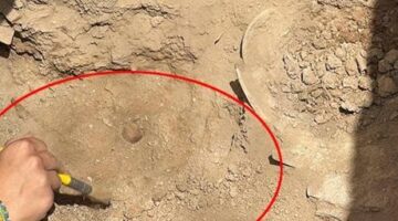 Toprağın altında görüldü, şaşkına çevirdi: Aşağılara indikçe veriler gelecek