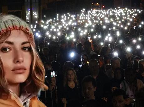 Trabzon’da boşanma aşamasındaki kocasının katlettiği Sinem için ‘ışıklı’ anma