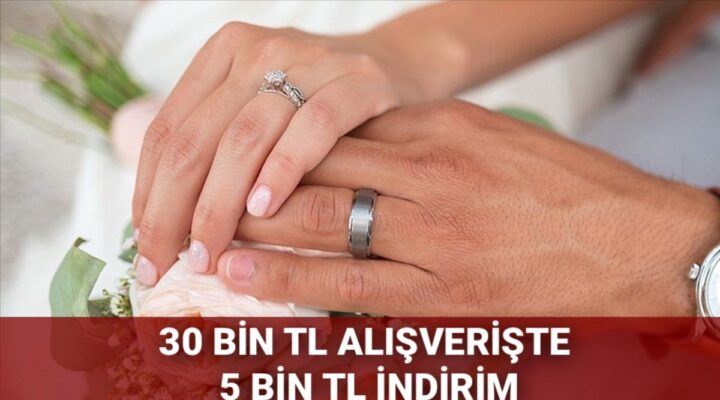 Trendyol’dan evlenecek gençlere indirim desteği: Hangi ürünlerde indirim olacak? 30 bin TL ve üzeri alışverişlerde 5 bin TL indirim fırsatı