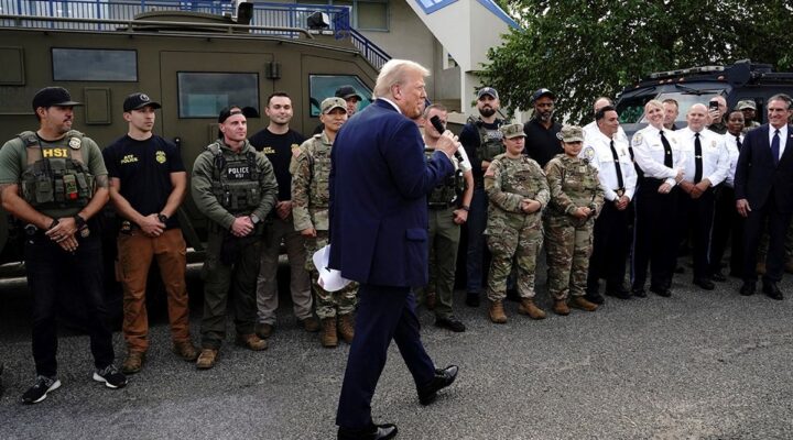 Trump Washington’da devriye gezecek