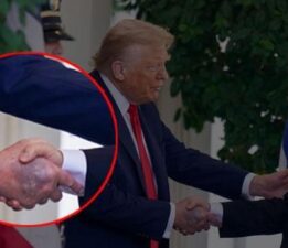 Trump’ın elindeki morluk hakkında Beyaz Saray’dan açıklama