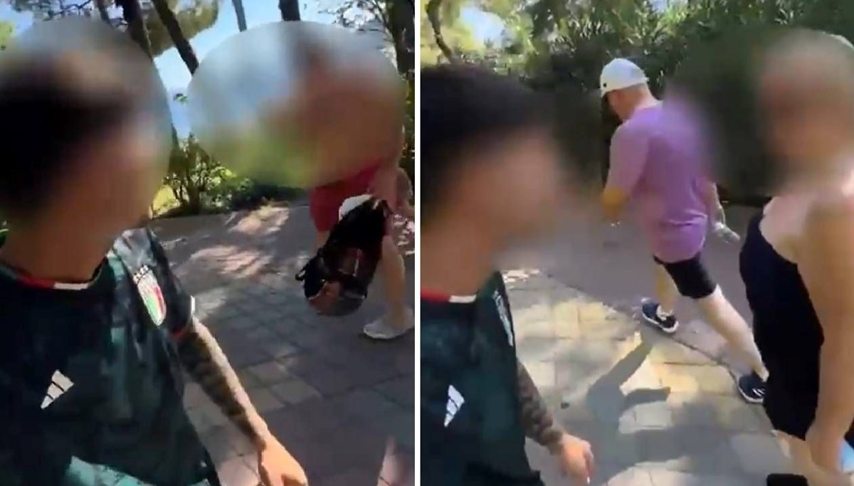 “Turistlere takılıyorum” paylaşımı emniyette bitti