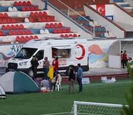 Türk Kızılay yangın ve deprem bölgesinde ekibiyle görevde