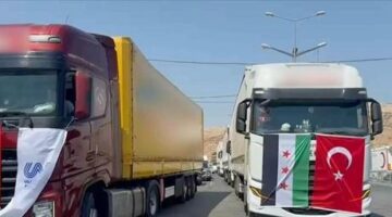 Türkiye ile Suriye arasında aktarmasız kara yolu taşımacılığı 13 yıl sonra yeniden başladı
