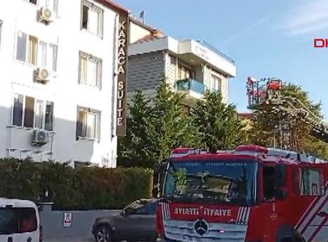 Tuzla’da otel yangını! Çok sayıda ekip sevk edildi