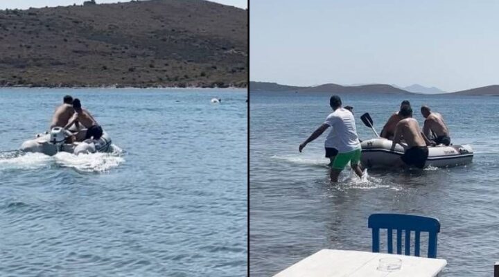 Yürüyerek gidilen adada can pazarı!
