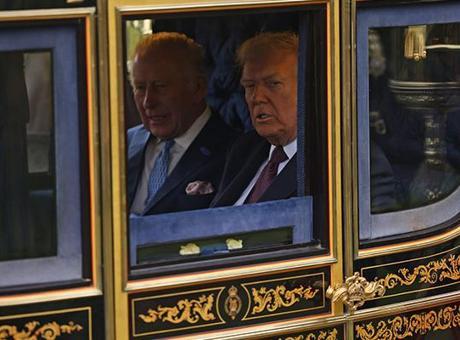 ABD Başkanı Trump’ın İngiltere temasları sürüyor! Kral Charles ile bir araya geldi