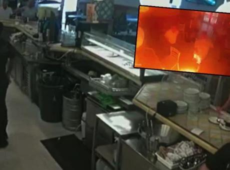 Akılalmaz olay! Mayonezin bittiğine sinirlendi, kafeyi ateşe verdi