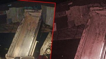 Ankara’da damperi açılan kamyona otomobil çarptı: 1 ölü, 3 yaralı