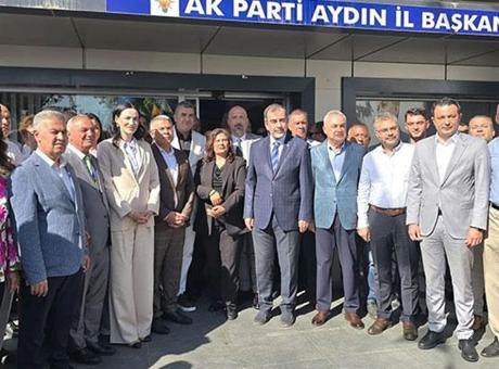 Aydın Büyükşehir Belediye Başkanı Çerçioğlu, AK Parti Aydın İl Başkanlığını ziyaret etti