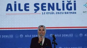 Bakan Göktaş, Batman’da ‘2025 Aile Yılı Şenliği’nde konuştu