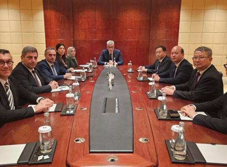 Bakan Memişoğlu, Çinli iş insanlarıyla bir araya geldi