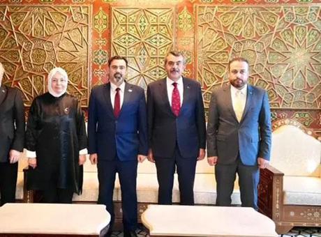Bakan Tekin, Şam’da Suriyeli mevkidaşlarıyla bir araya geldi