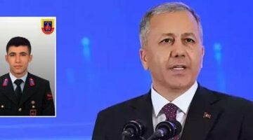 Bakan Yerlikaya’dan Şehit Uzman Çavuş Yücel Yeşil için taziye mesajı
