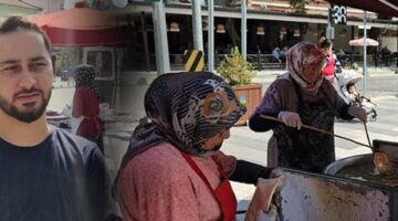 Bitmeyen depremlere karşı halk şehrin merkezinde lokma döktürdü!