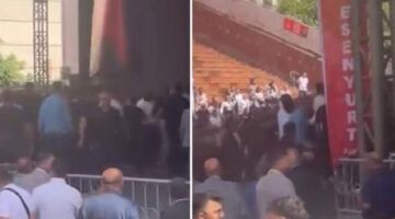 CHP Esenyurt İlçe Kongresi’nde partililer birbirine girdi, kavgayı polis ayırdı