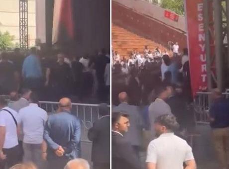 CHP Esenyurt İlçe Kongresi’nde partililer birbirine girdi, kavgayı polis ayırdı