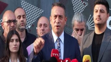 CHP’li Başarır, partisinin İstanbul İl Başkanlığı önünde konuştu