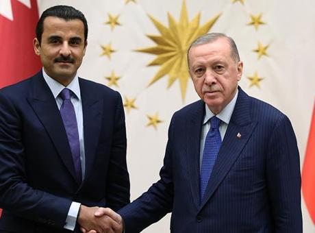 Cumhurbaşkanı Erdoğan ile Katar Emiri Al Sani telefonda görüştü