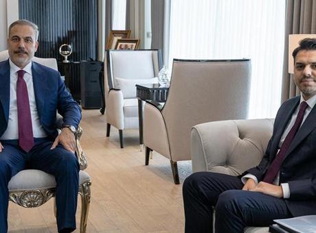 Dışişleri Bakanı Fidan, TİKA Başkan Abdullah Eren’i kabul etti