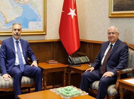 Dışişleri Bakanı Hakan Fidan, Bakan Güler’i ziyaret etti