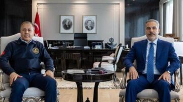 Dışişleri Bakanı Hakan Fidan ile İçişleri Bakanı Ali Yerlikaya görüştü