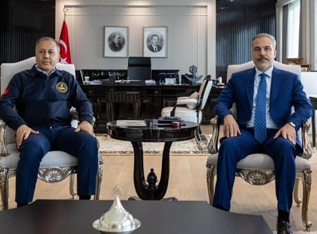 Dışişleri Bakanı Hakan Fidan ile İçişleri Bakanı Ali Yerlikaya görüştü