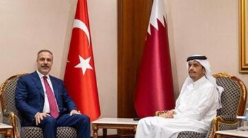 Dışişleri Bakanı Hakan Fidan, Katar Başbakanı Al-Thani ile bir araya geldi