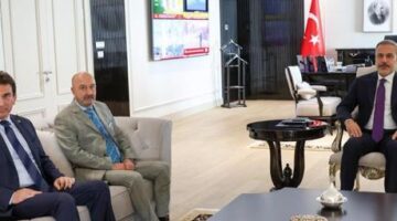 Dışişleri Bakanı Hakan Fidan, OYAK Yönetim Kurulu Başkanı Aksakallı’yı kabul etti