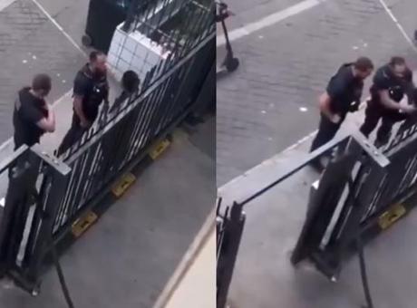Dünya haberleri! Fransa’da polis skandalı: Önce tükürdü sonra tokat attı! O anlar ortaya çıktı