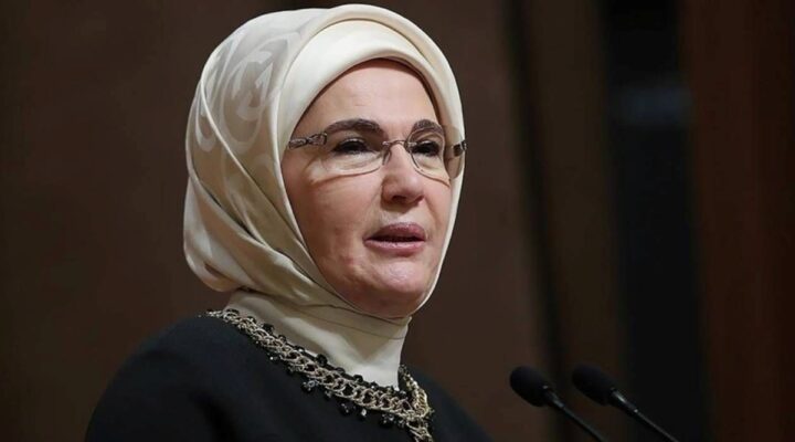 Emine Erdoğan, Çin’de katıldıkları programa ilişkin video paylaşımı yaptı