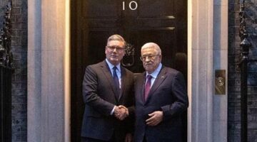 İngiltere Başbakanı Starmer, Filistin Devlet Başkanı Abbas ile görüştü