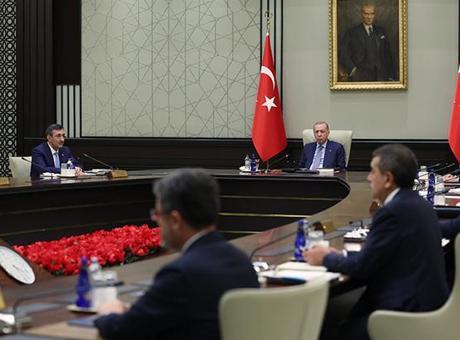 Kabine, Cumhurbaşkanı Erdoğan başkanlığında toplandı