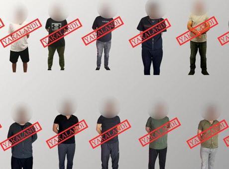 Kırmızı bültenle ve ulusal seviyede aranan 14 suçlu Türkiye’ye getirildi