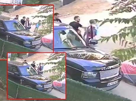 Kocaeli’de inanılmaz olay! Çocuklarının gözü önünde babaya tokat attı