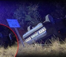 Mersin’de otomobil takla attı: 1 ölü, 3 ağır yaralı