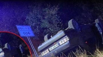 Mersin’de otomobil takla attı: 1 ölü, 3 ağır yaralı
