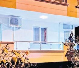 Molotofu yanlış balkona atmışlar