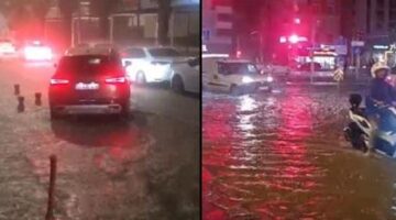 Samsun’da sağanak yağış sele dönüştü! Valilikten uyarı geldi