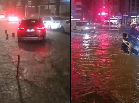 Samsun’da sağanak yağış sele dönüştü! Valilikten uyarı geldi