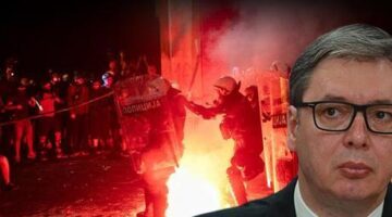 Sırp lider Vucic’ten eylemlere katılan göstericilere sert sözler! ‘Aşağılıklar, yargılanacaklar’