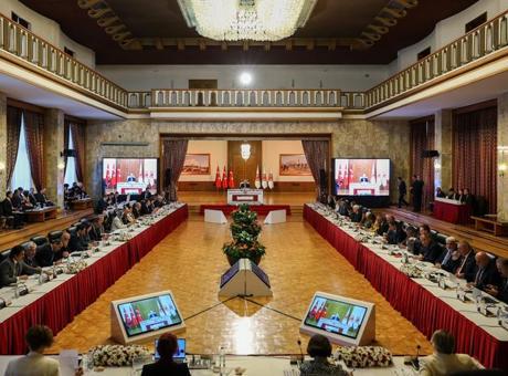 TBMM Başkanı Kurtulmuş: Büyük bir iradeyle bu topraklarda huzuru tahkim etmek için çalışıyoruz